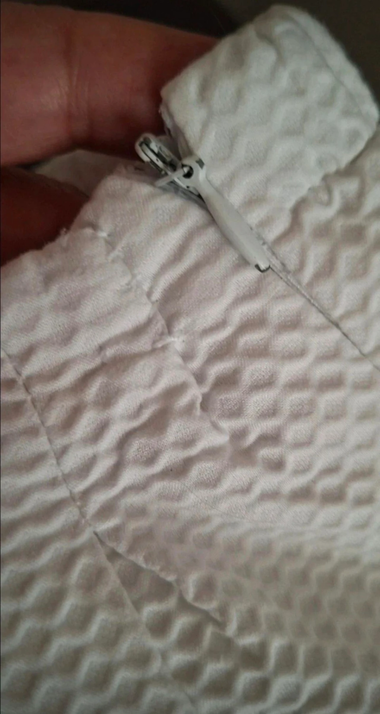 Baby shorts, white pique, size 24 months – photo 5